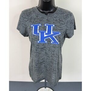 Colosseum Athletics Women's University of Kentucky Crew Neck Tee Gray Sz Medium